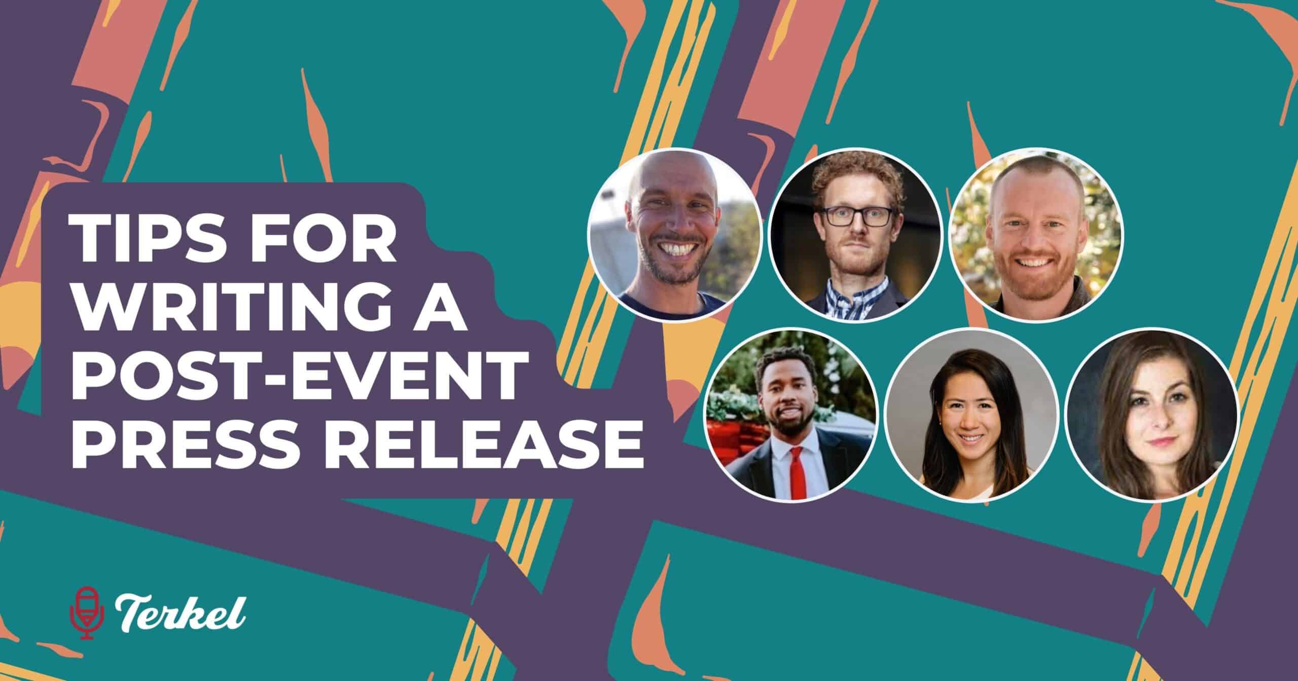 Tips for Writing a Post-Event Press Release