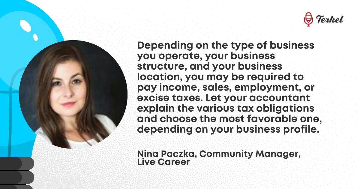 Nina Paczka, Community Manager, Live Career